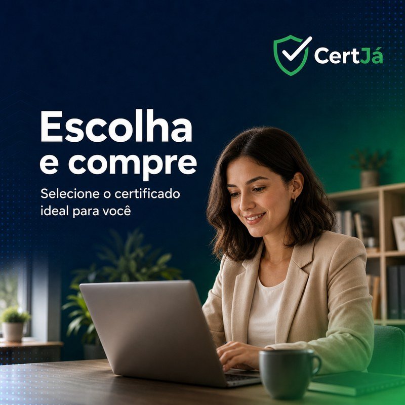 Escolha e compre: selecione o certificado ideal para você